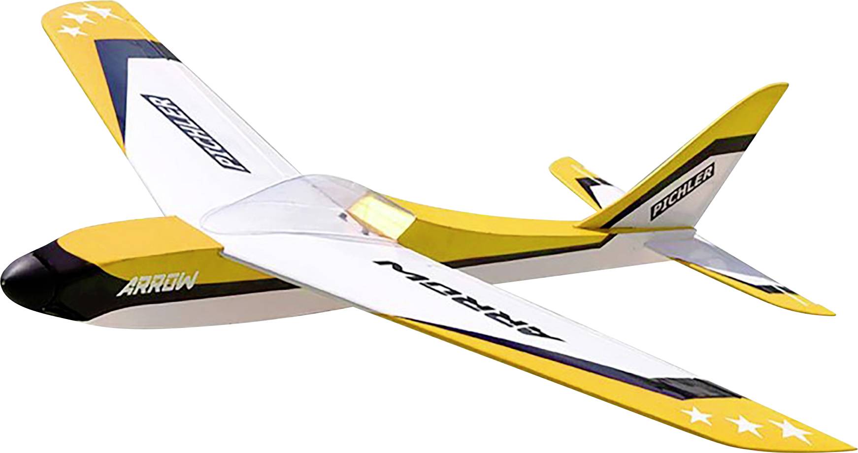 Pichler Arrow Combo Set Yellow RC Model Aircraft ARF 1000 Mm Conrad