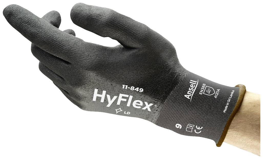 Ansell Hyflex Spandex Nylon Protective Glove Size Gloves