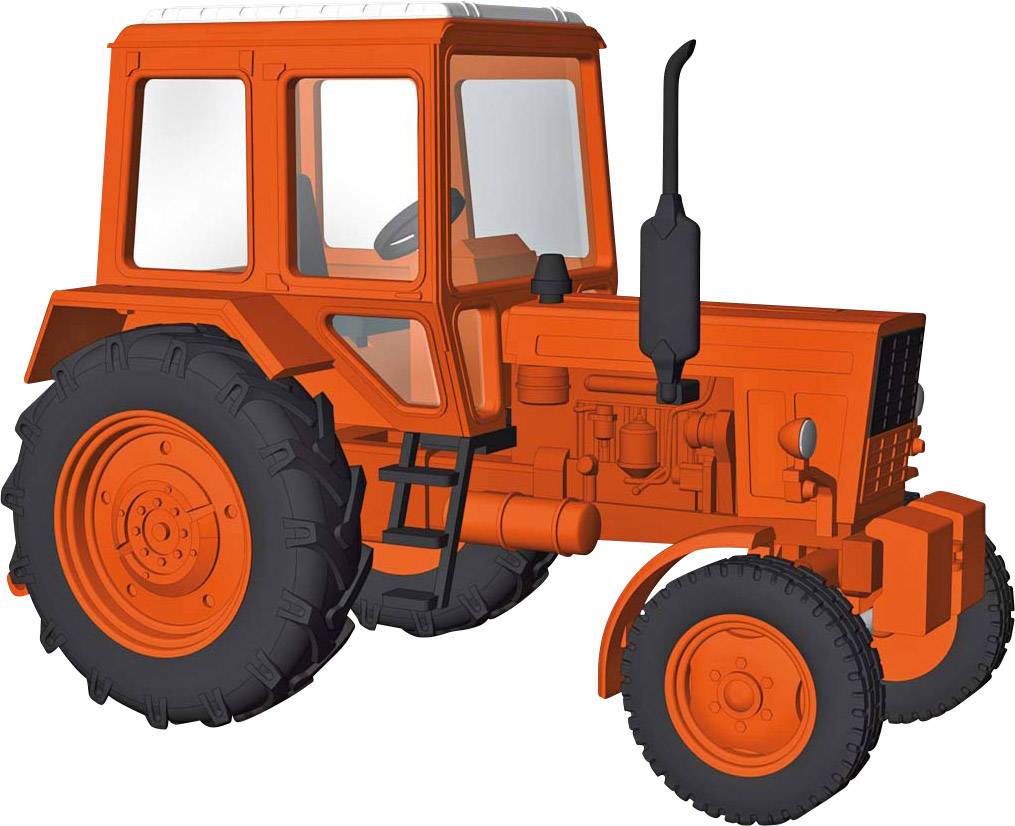 МТЗ 82 оранжевый трактор