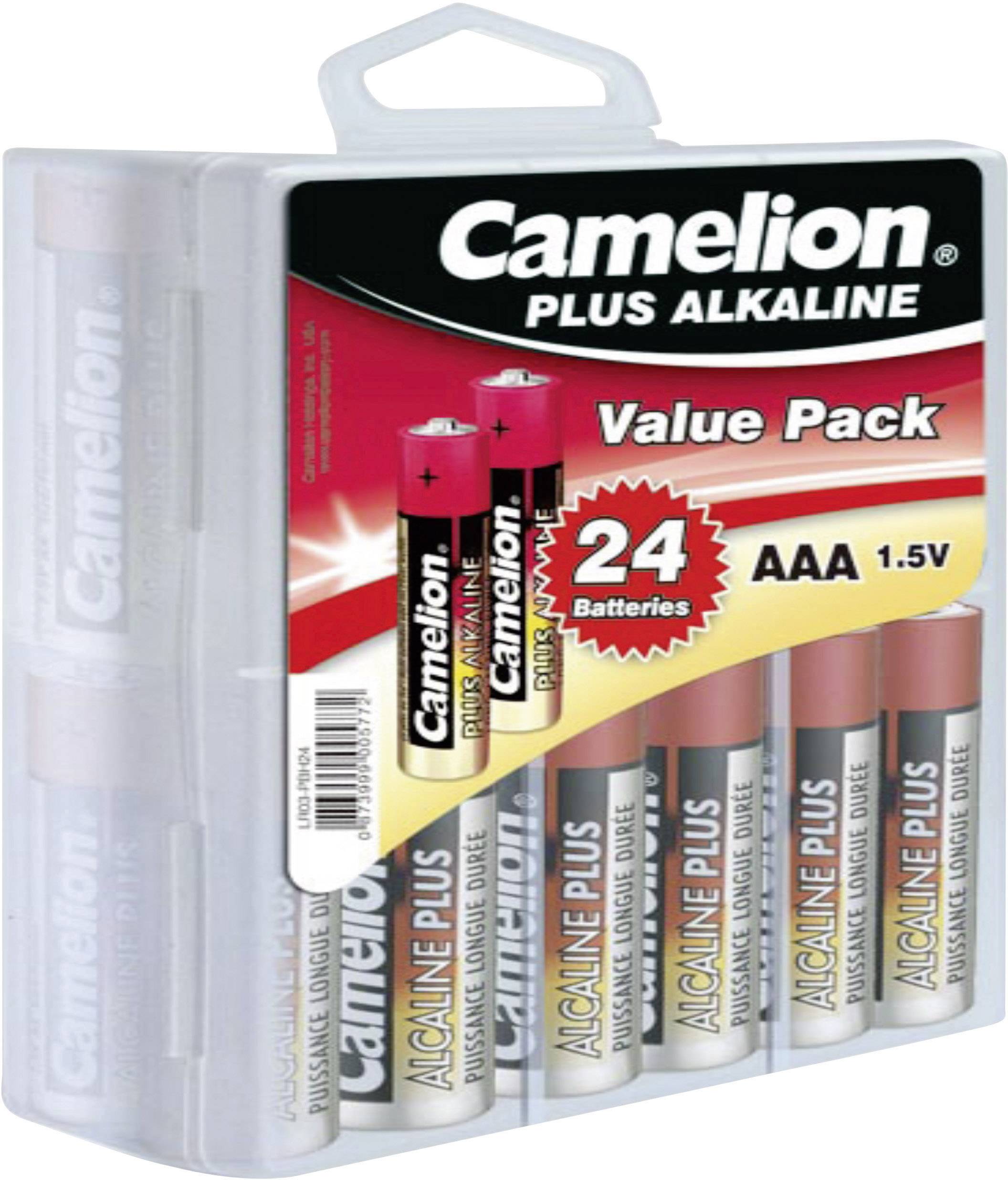 AAA Battery Alkali Manganese Camelion Plus LR03 1250 MAh 1 5 V 24 Pc S