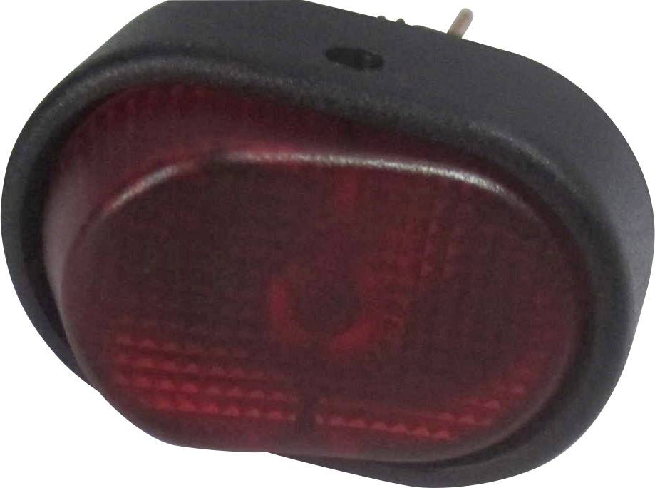 Buy Tru Components Car Toggle Switch Tc R B Sq Red V Dc