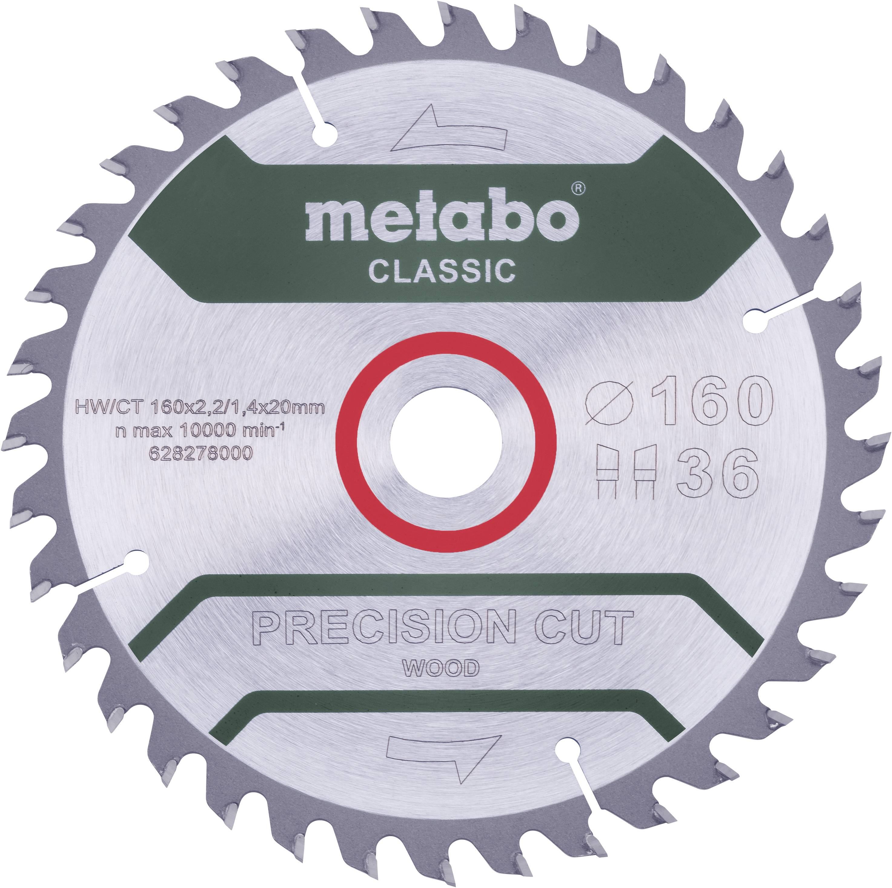 Lame De Scie Circulaire Metabo Precision Cut Wood Classic