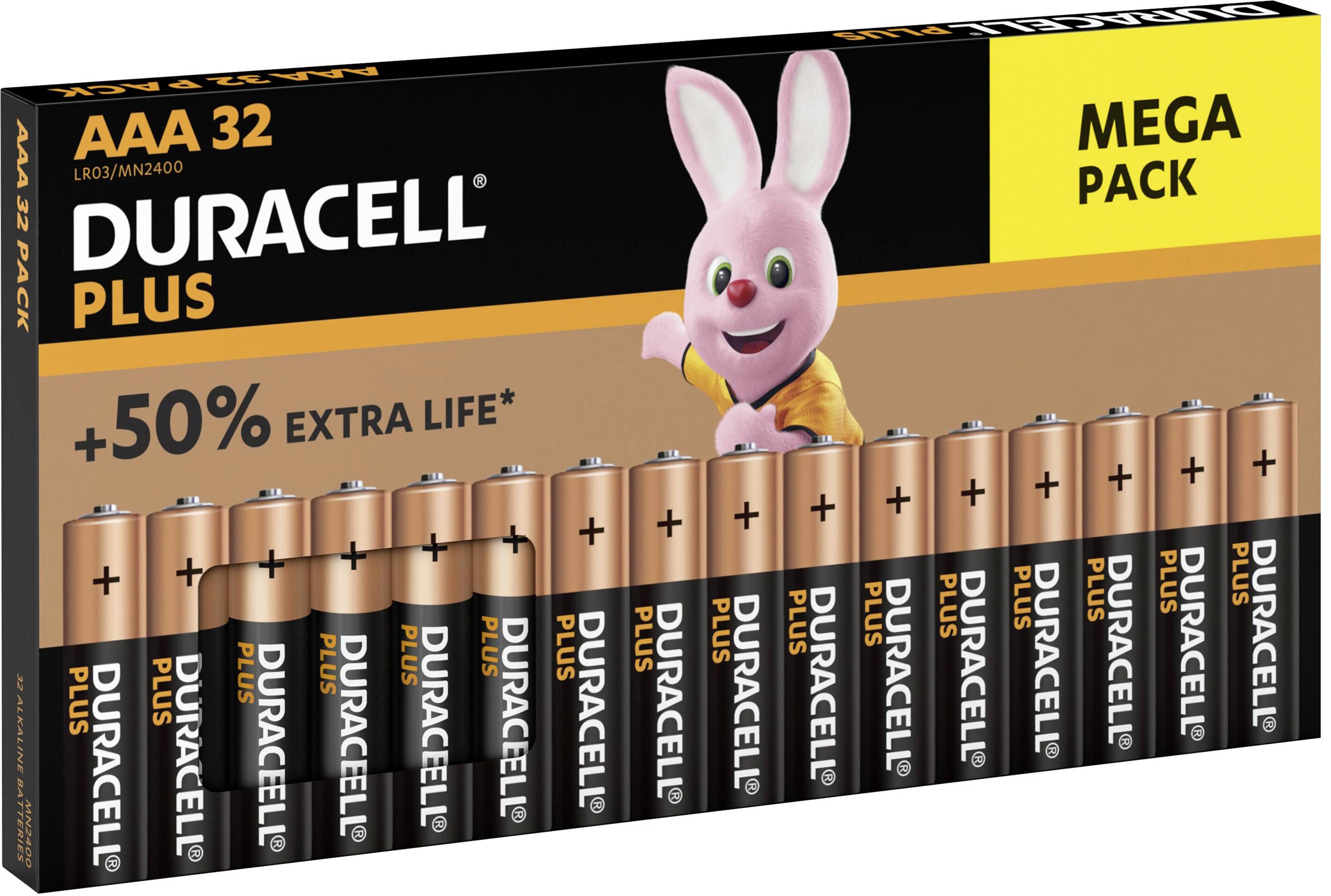 Pile LR3 AAA Alcaline S Duracell Plus Power 1 5 V 32 Pc S Conrad Fr