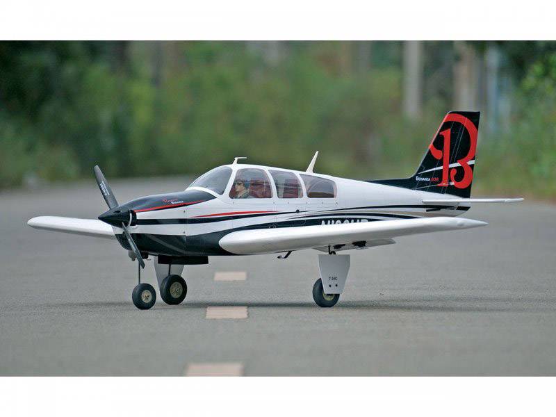 Vq Beechcraft Bonanza Us Version Avion Rc Moteur Presque Pr T