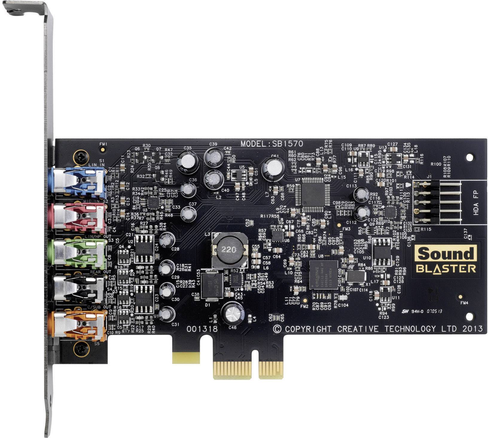 Carte Son Interne Sound Blaster Soundblaster Audigy Fx Pcie X Avec