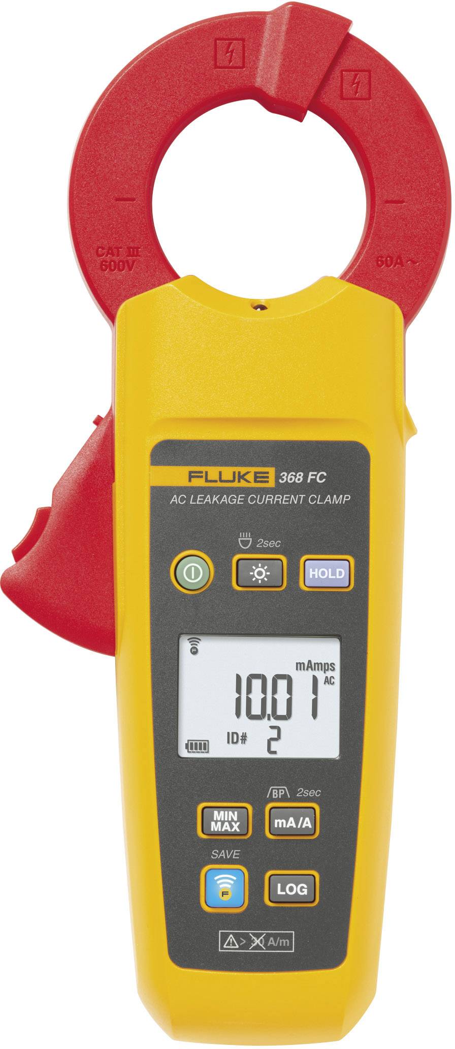 Fluke Fc Pinza Amperometrica Digitale Data Logger Cat Iii V