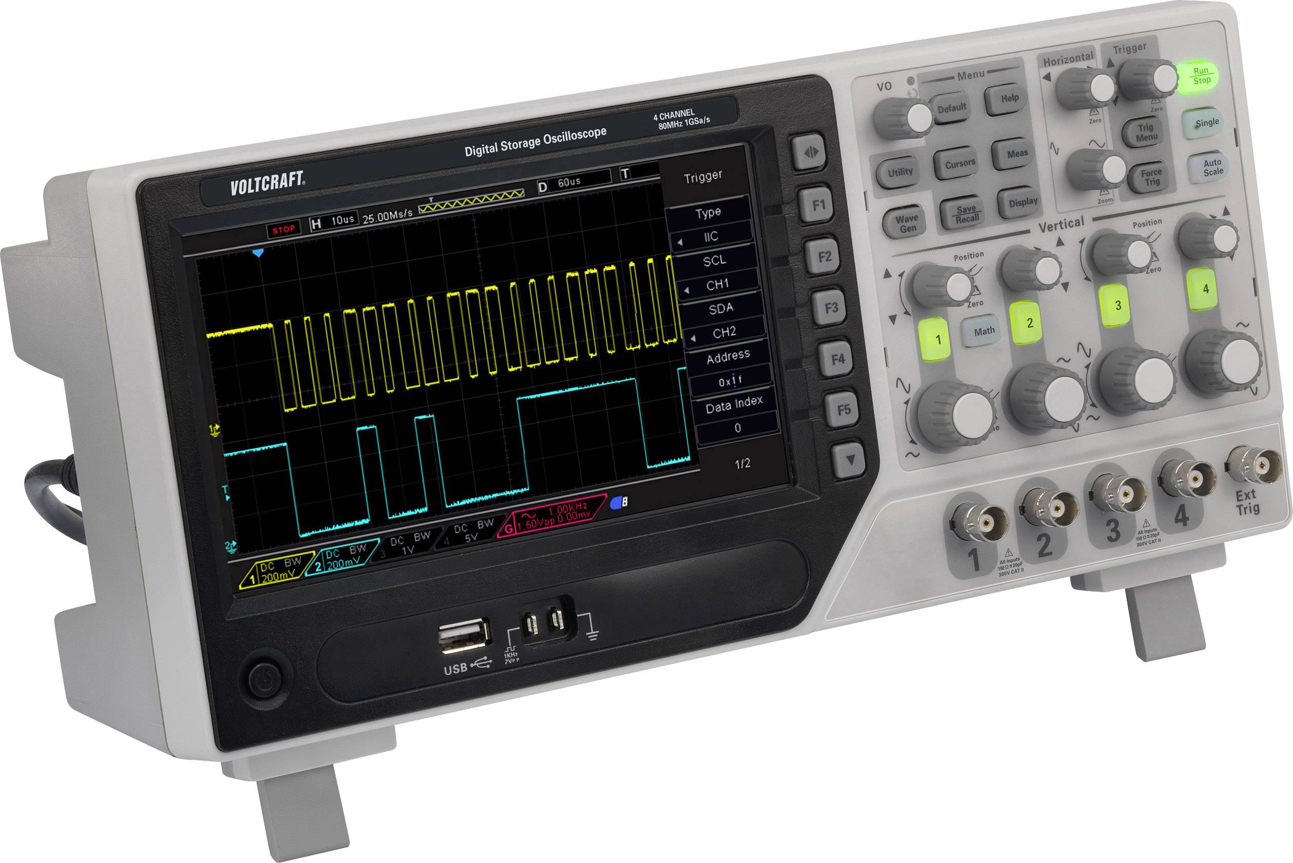 Voltcraft Dso E Oscilloscopio Digitale Mhz Canali Gsa S