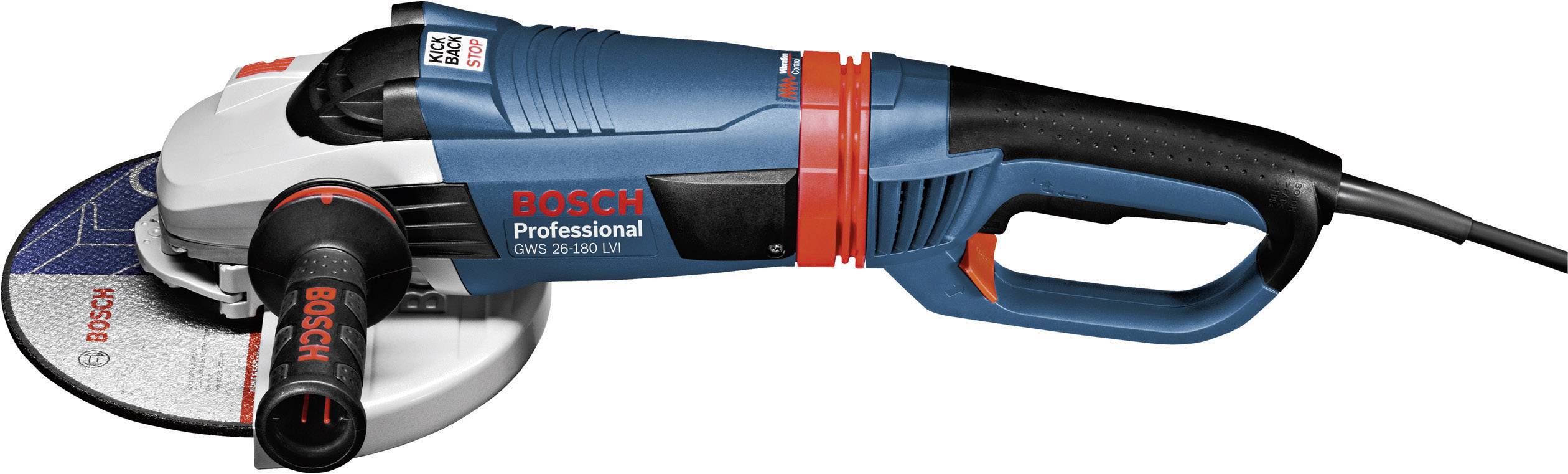 Bosch Professional GWS 26 180 LVI 0601894F04 Smerigliatrice Angolare