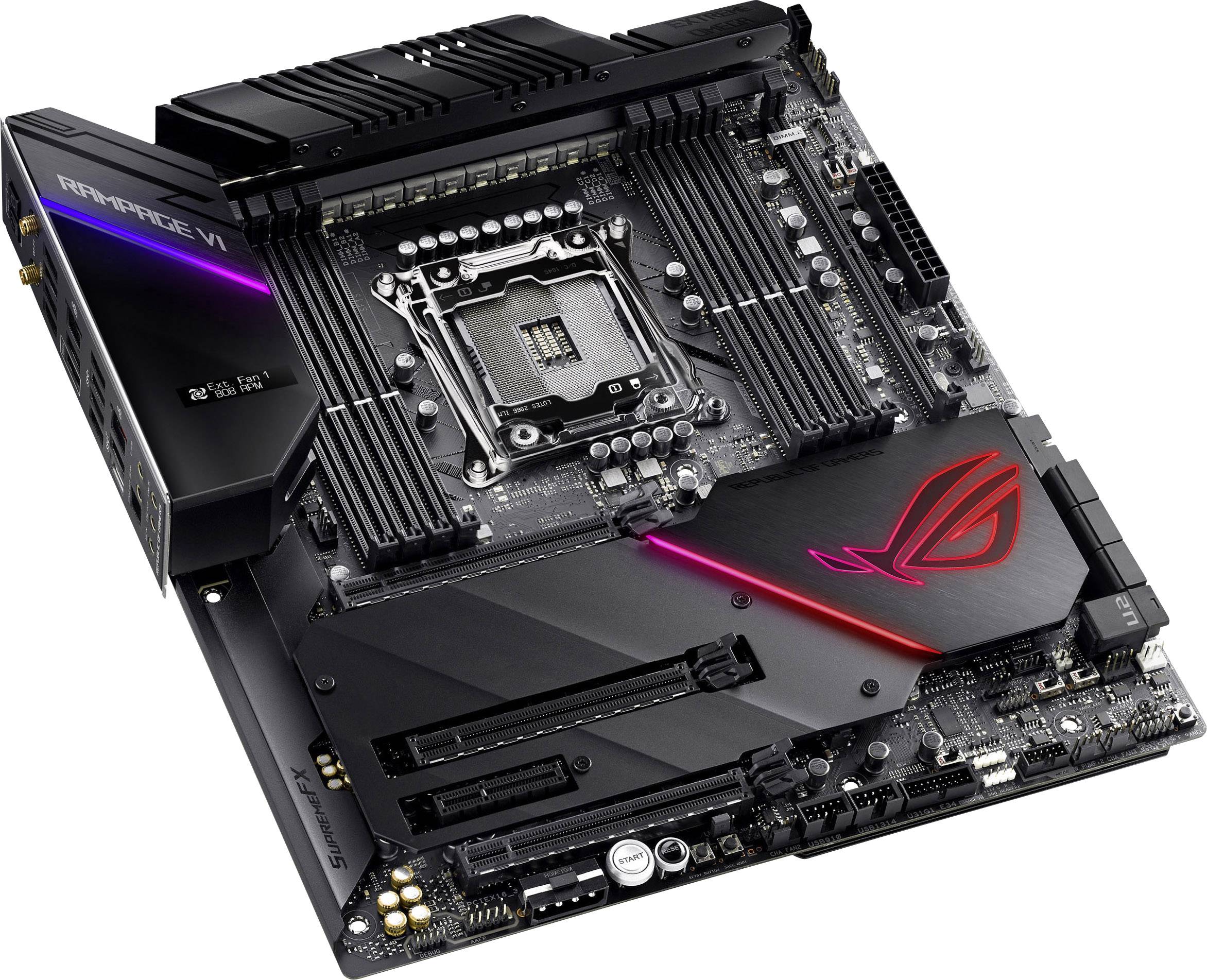 Asus Rampage VI Extreme Omega Moederbord Socket Intel 2066 Vormfactor E