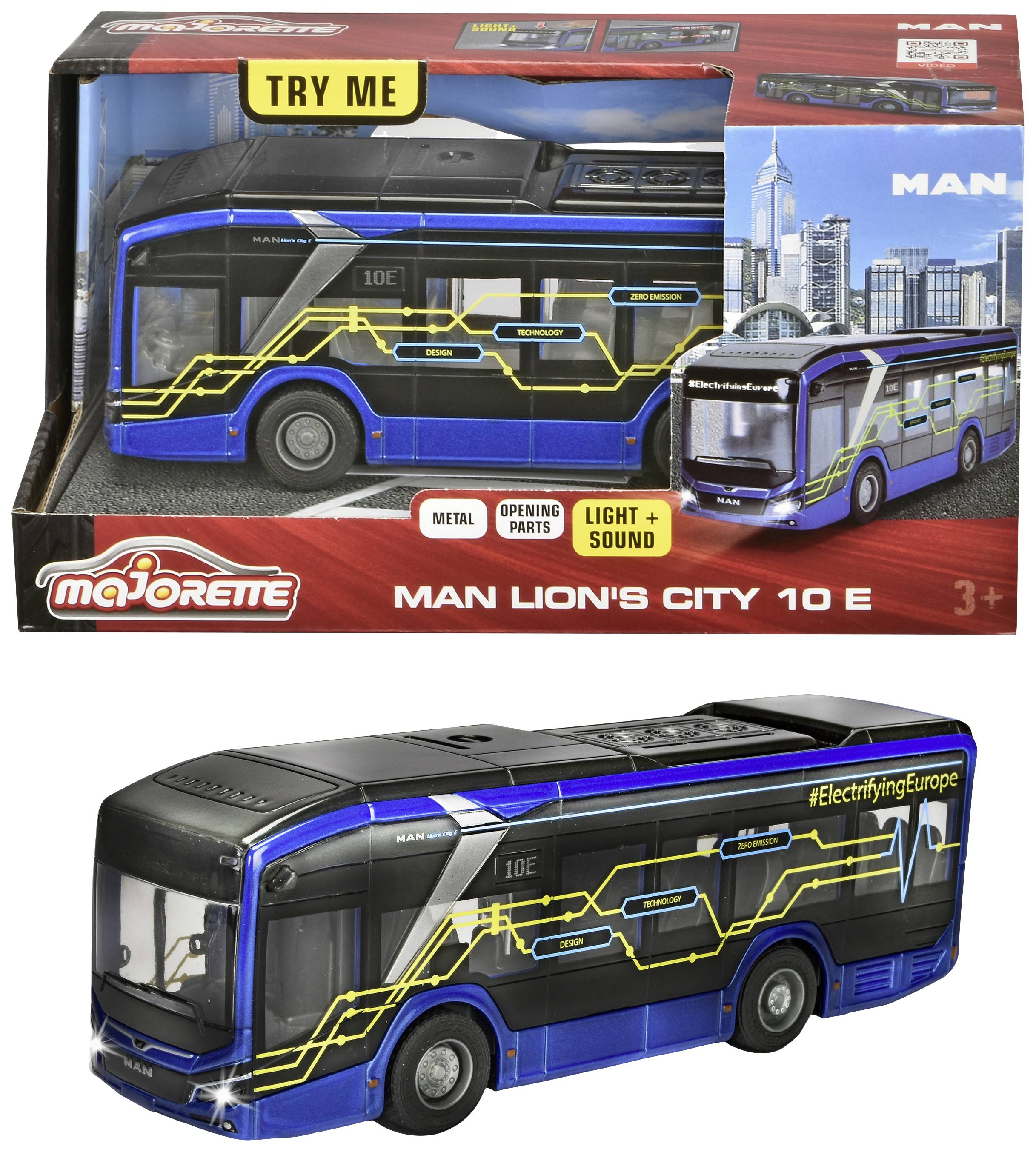 Majorette Bus Man Lion S City E Bus Kant En Klaar Model Bus Model