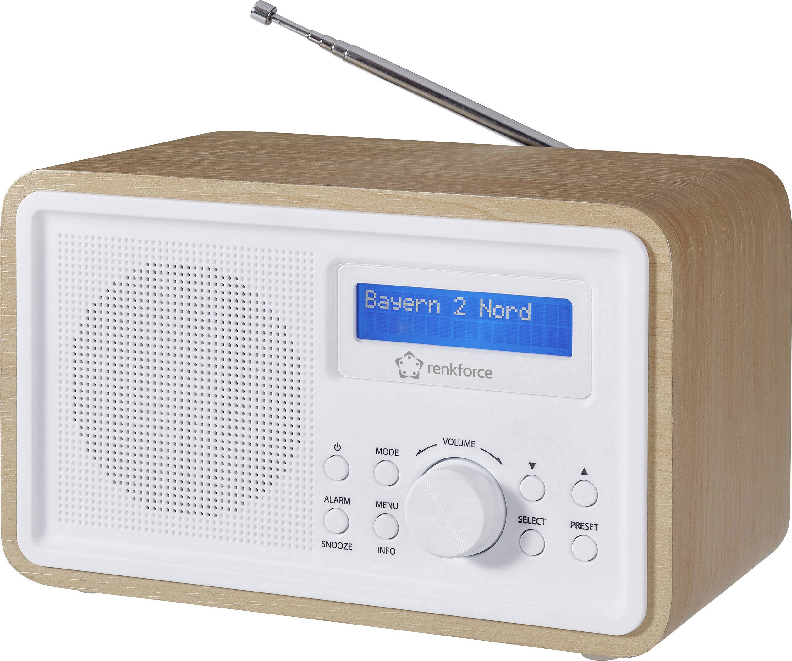 Renkforce Ne Tafelradio Dab Fm Hout Conrad Be