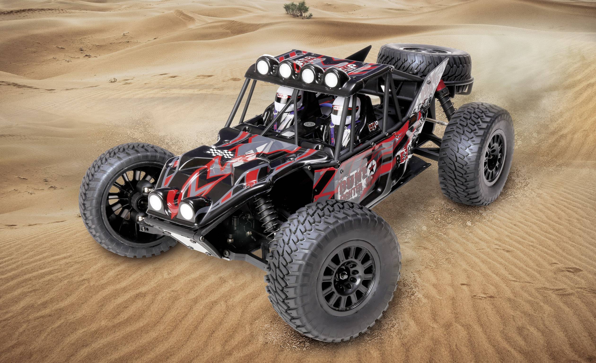 Reely Dune Fighter Brushed Rc Auto Elektro Buggy Wd Rtr Ghz