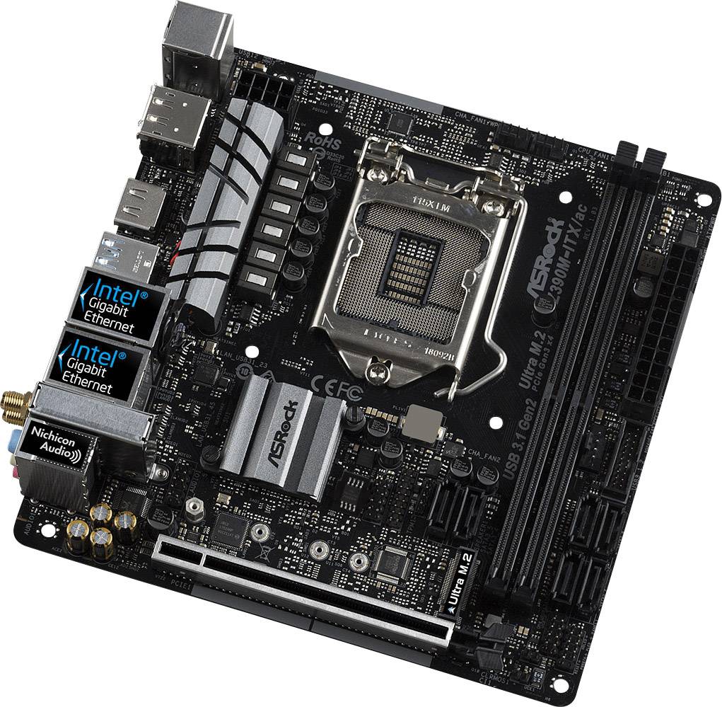 Asrock Z M Itx Ac Moederbord Socket Intel V Vormfactor Atx