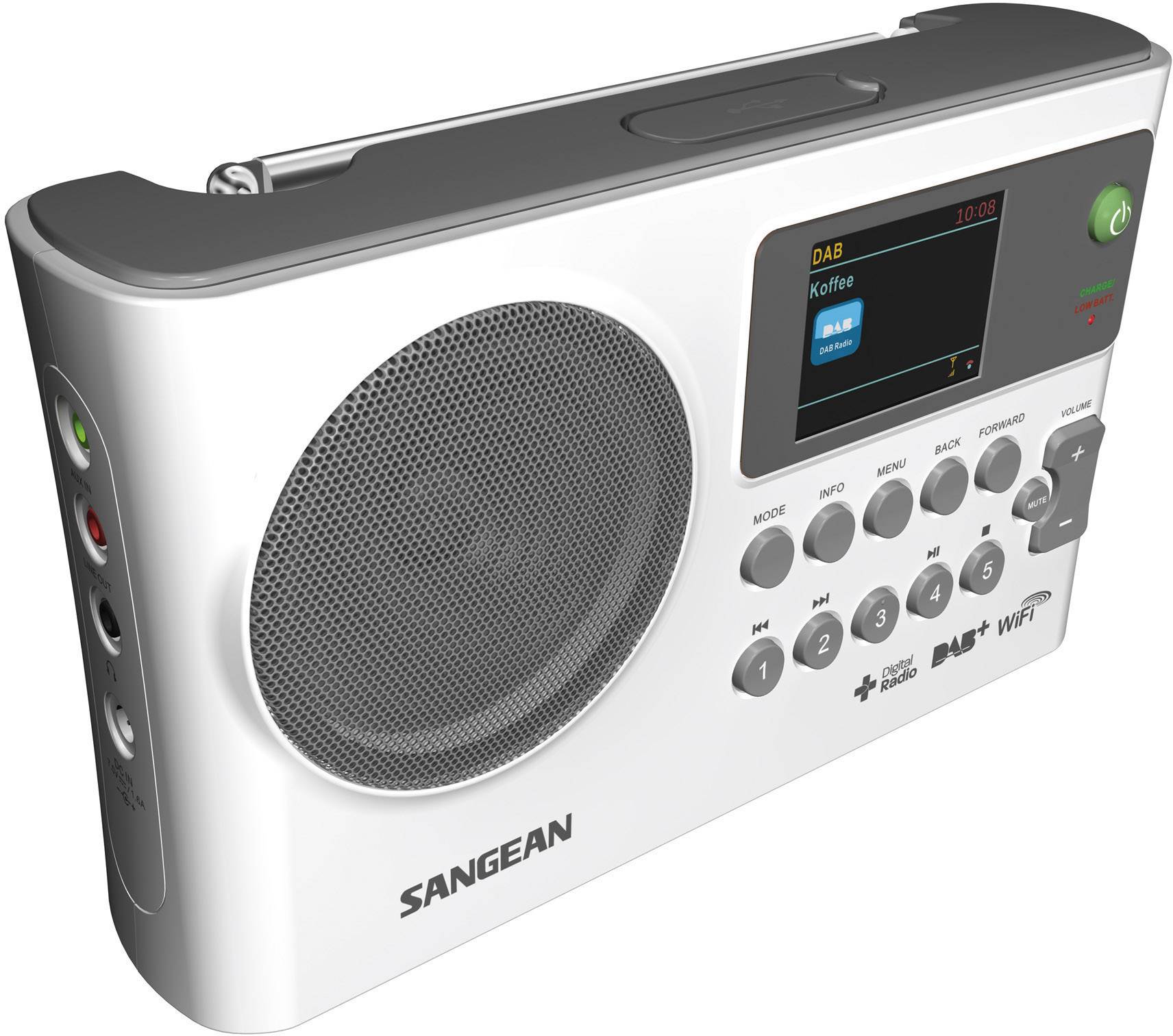 Sangean WFR 28C Transistorradio Met Internetradio DAB FM AUX