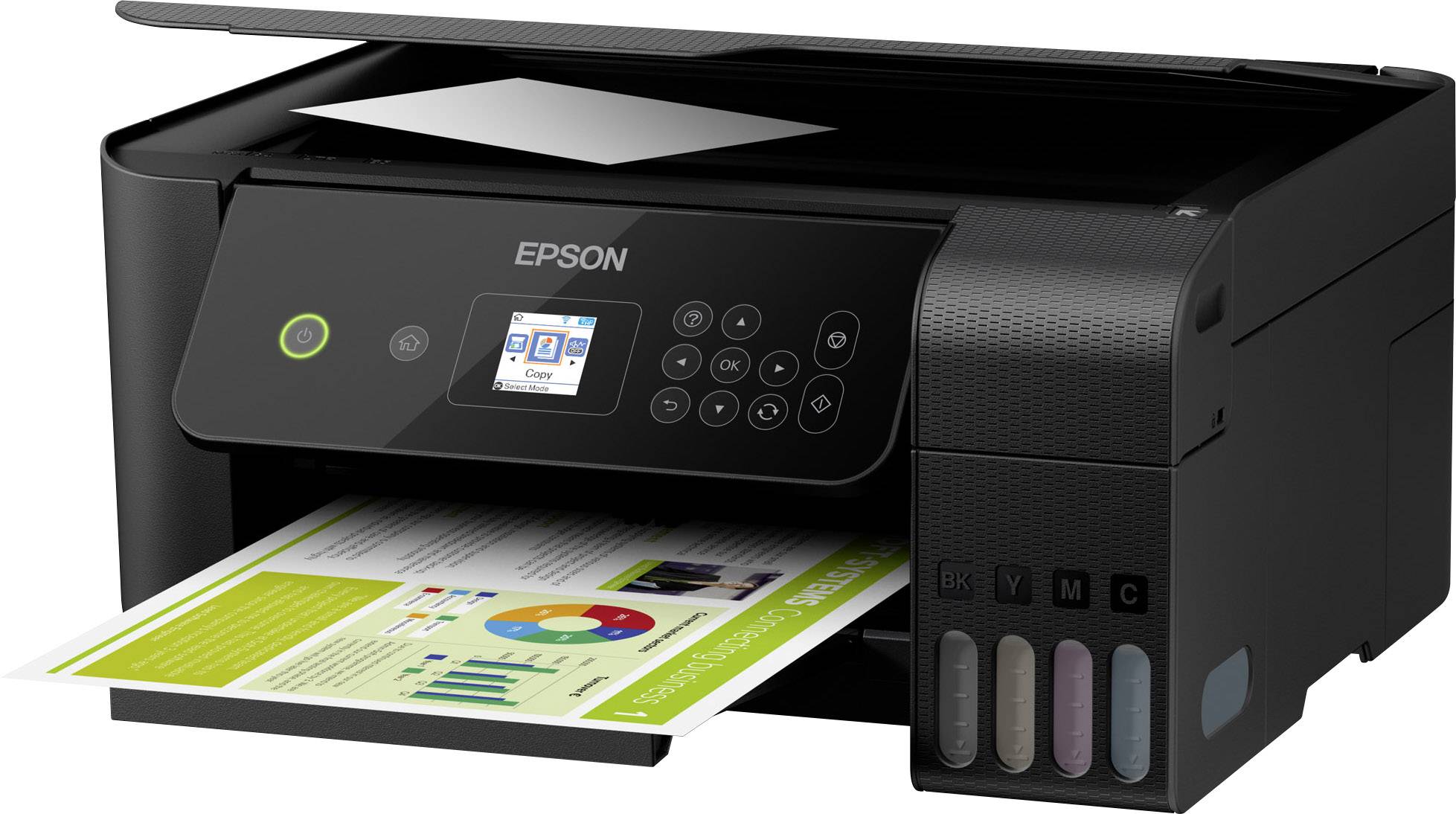 Kolorowa Wielofunkcyjna Drukarka Atramentowa Epson Ecotank Et Wlan