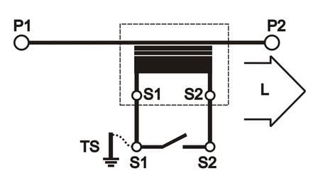 Schaltung des Stromwandlers