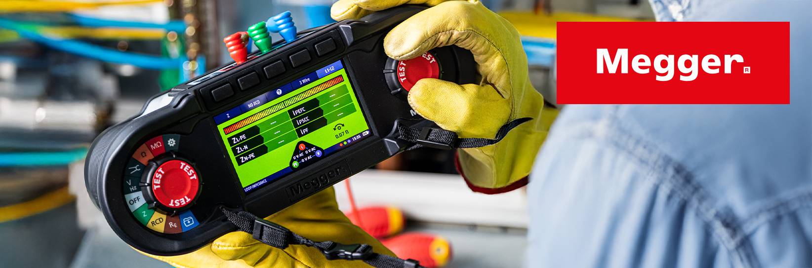 Megger Multifunktions-Installationstester in Handbetrieb.