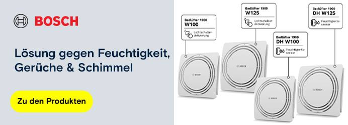 Bosch - Lösung gegen Feuchtigkeit, Gerüche & Schimmel