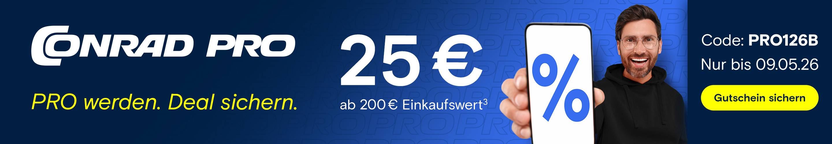 Conrad PRO - PRO werden. Deal sichern.