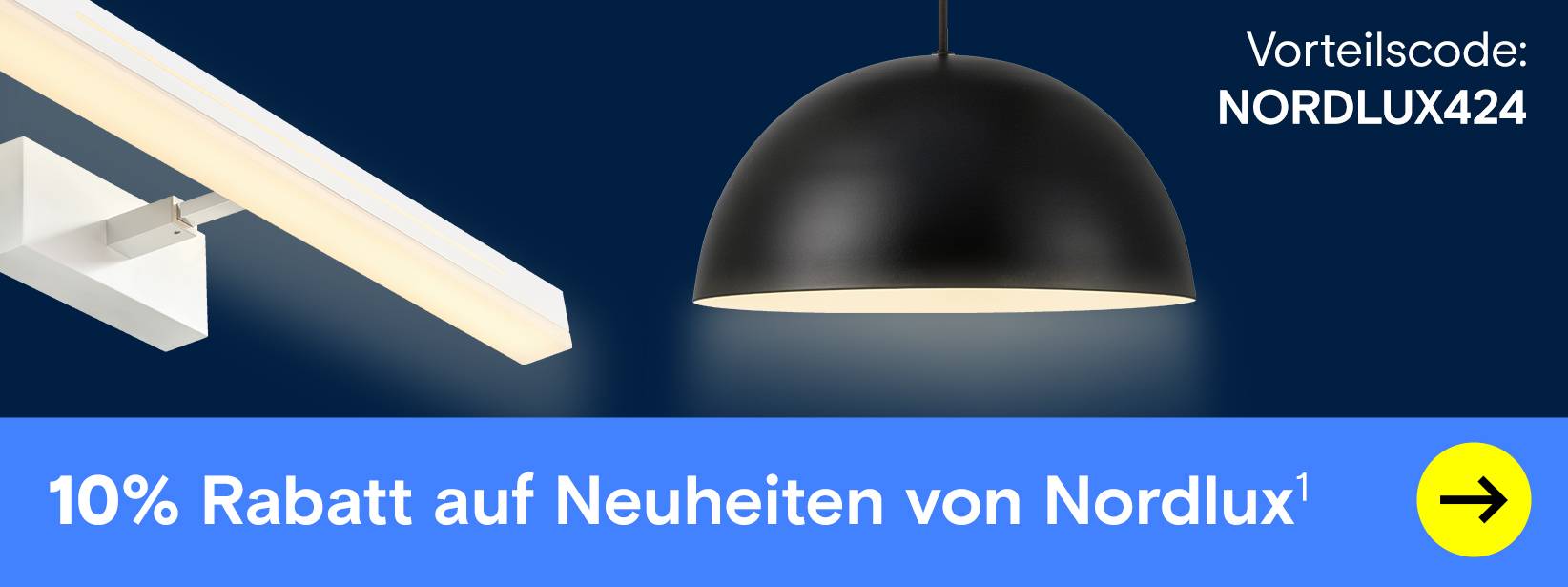 "Neuheiten von Nordlux entdecken und 10 % Rabatt sichern! 