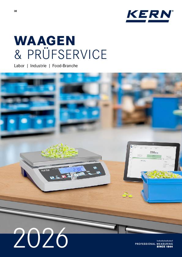 Katalog Waagen & Prüfservice 2026