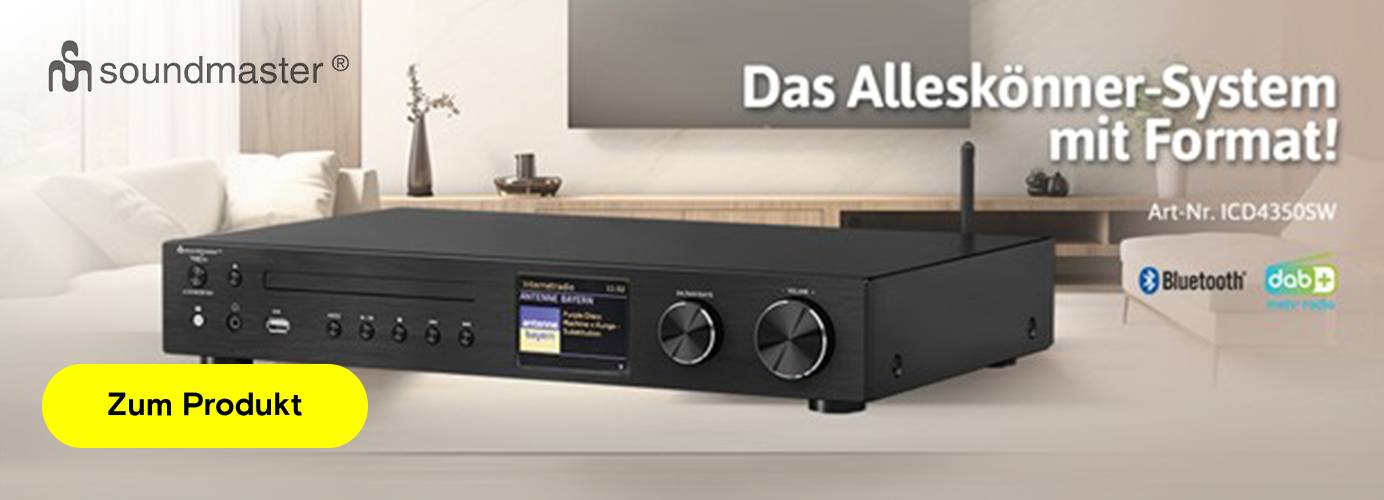 Soundmaster® Das Alleskönner-System mit Format!