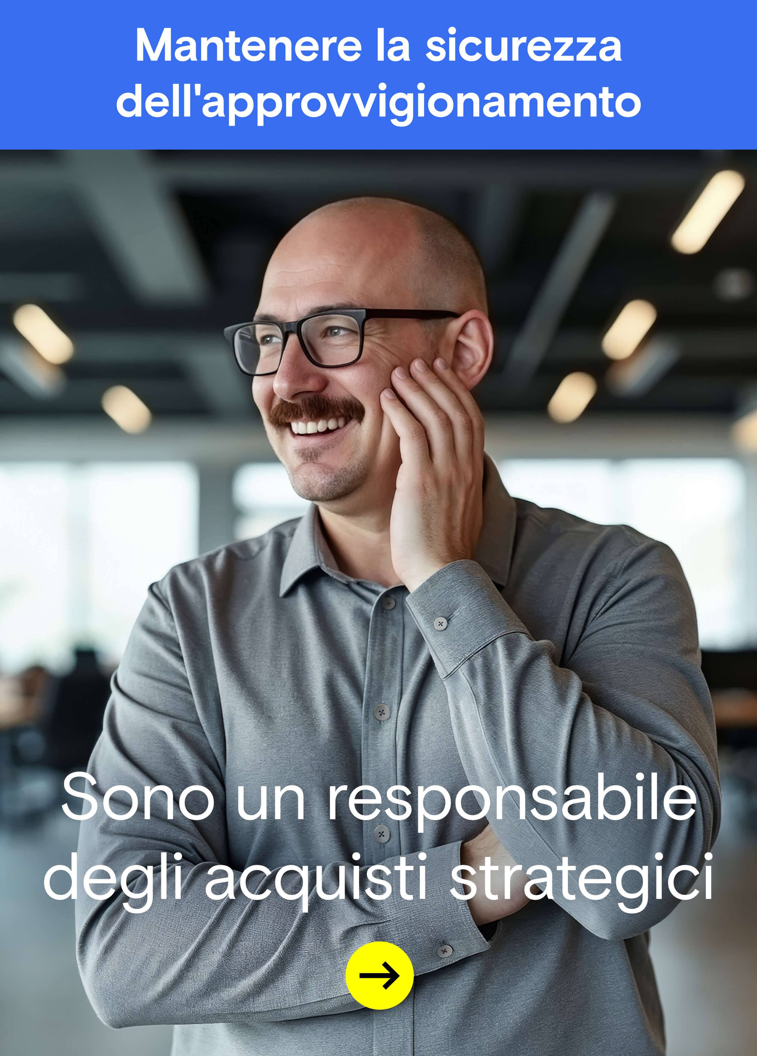 Sono un responsabile degli acquisti strategici