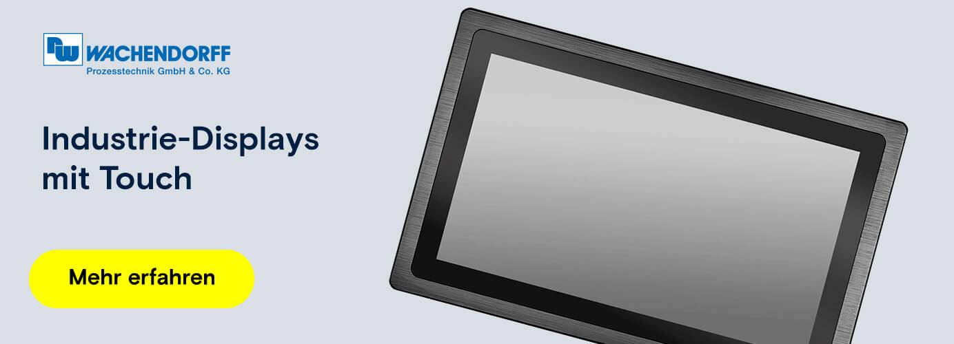 Wachendorff Industrie-Displays mit Touch