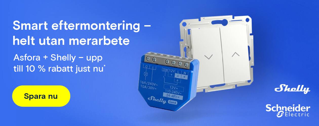 10 % rabbat: Schneider Electric Asfora & Shelly