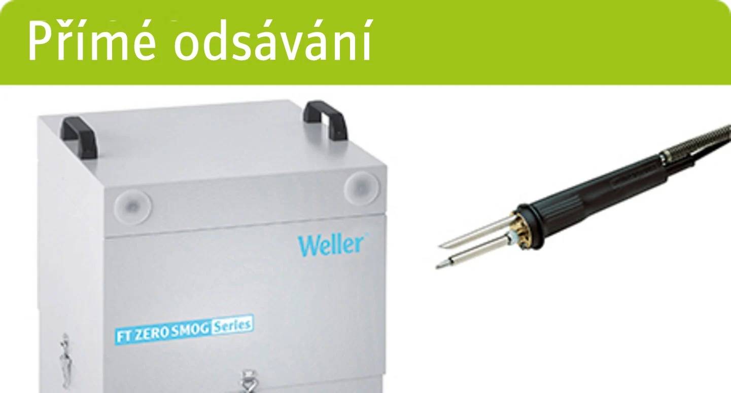 Přímé odsávaní Weller Filtration