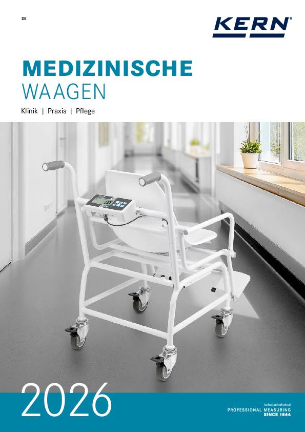 Katalog Medizinische Waagen 2026