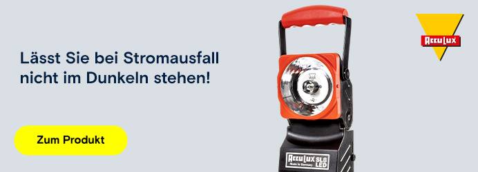 AccuLux - Lässt Sie bei Stromausfall nicht im Dunkeln stehen!