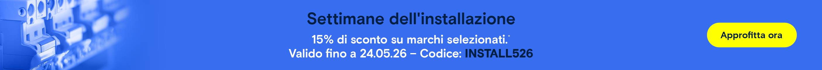 Settimane dell'installazione
