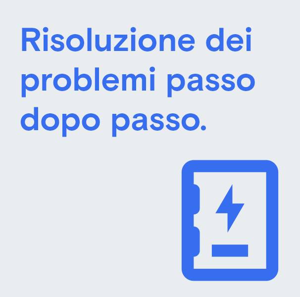 Risoluzione dei problemi passo dopo passo