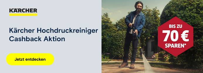 Kärcher - Hochdruckreiniger Cashback Aktion