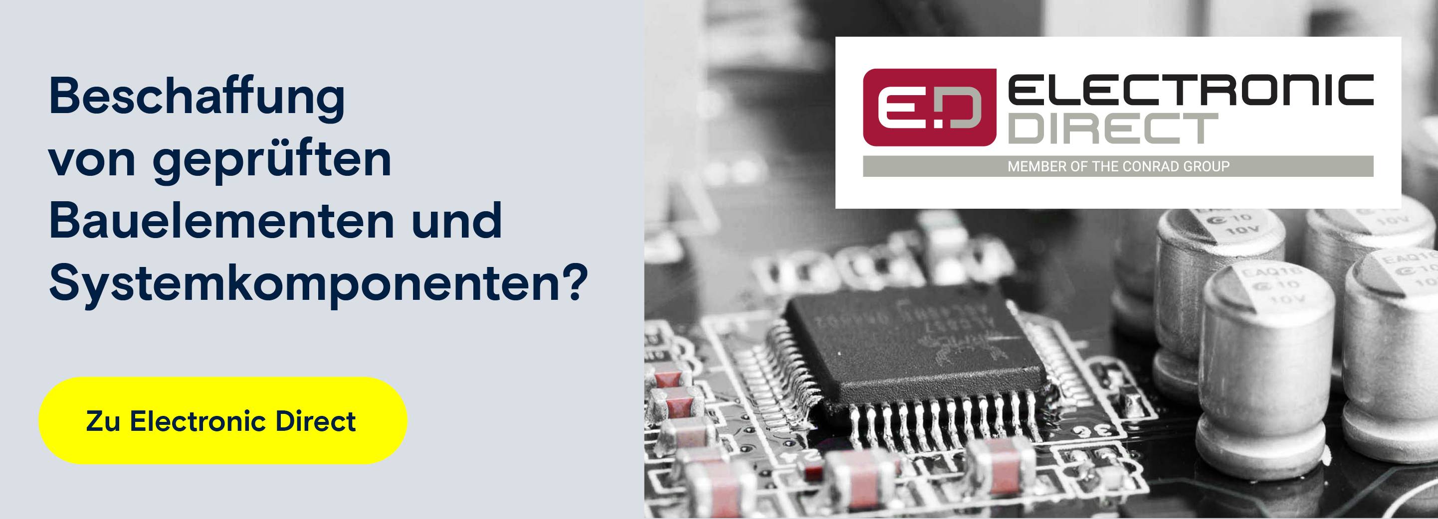 Beschaffung von geprüften Bauelementen und Systemkoponenten 