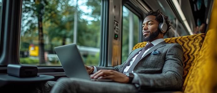 Stressfrei unterwegs: Technologie, die Geschäftsreisen vereinfacht.