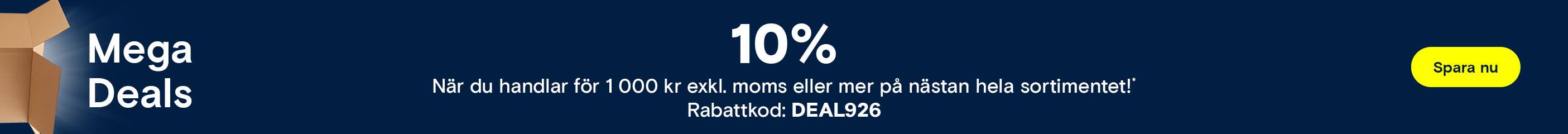 Conrad Mega Deals upp till 10 % rabatt