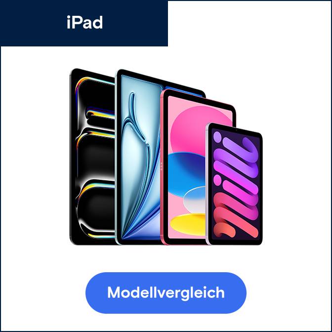 iPad Modellvergleich