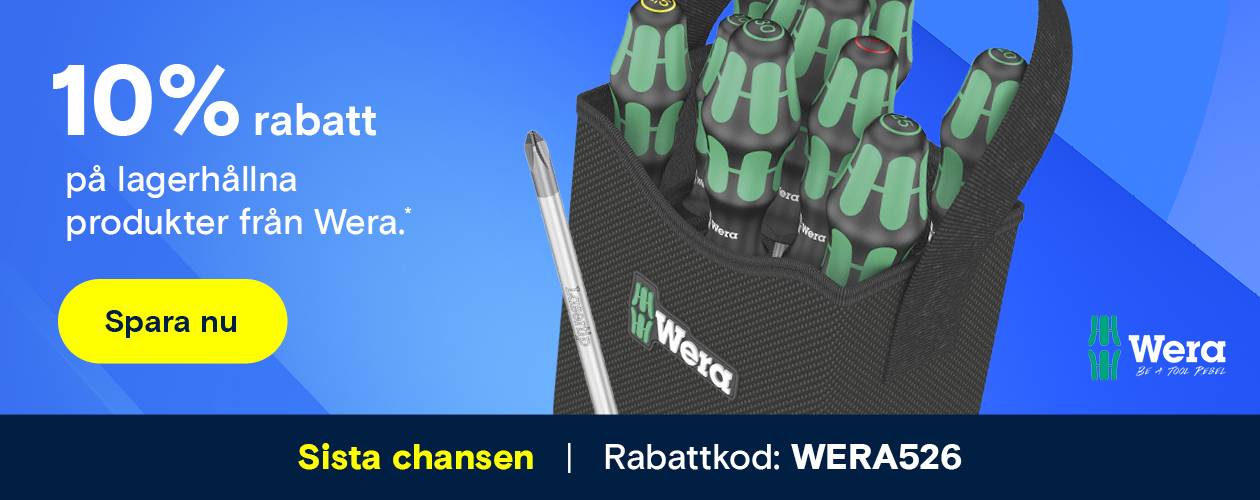 Wera 10% rabatt