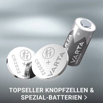 Topseller Knopfzellen & Spezial-Batterien