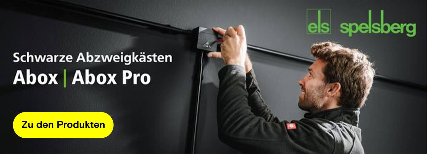 spelsberg - Schwarze Abzweigkästen Abox Pro