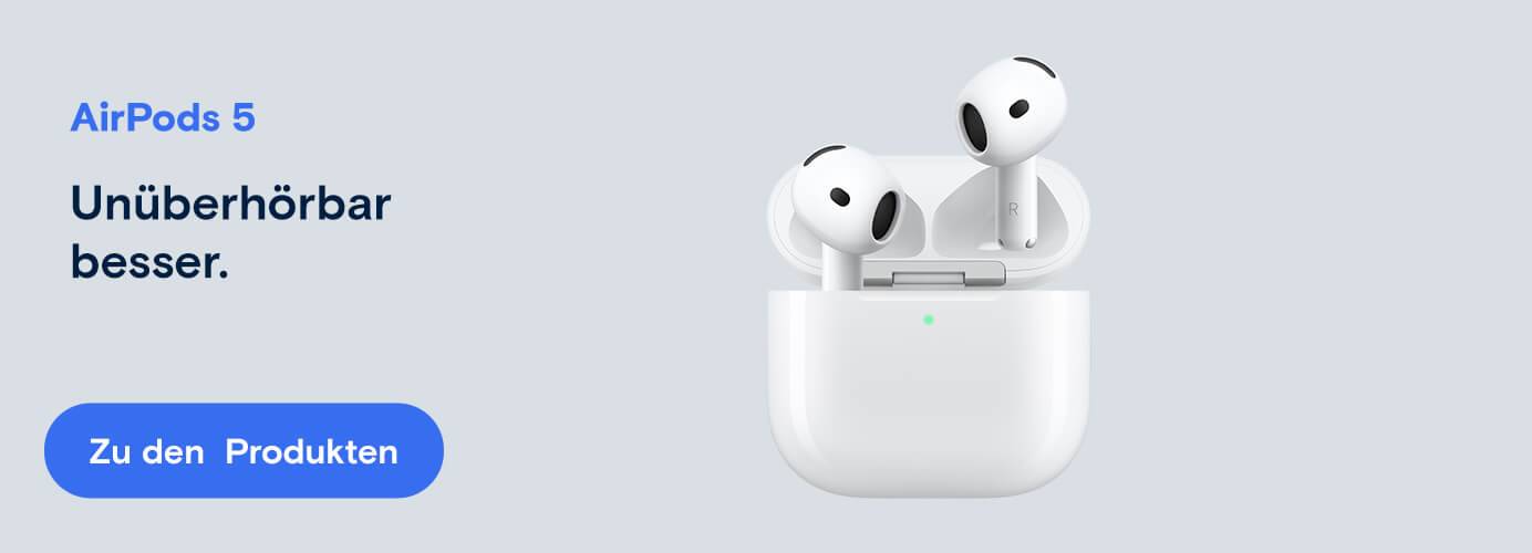 Apple AirPods 5. Unüberhörbar besser. 