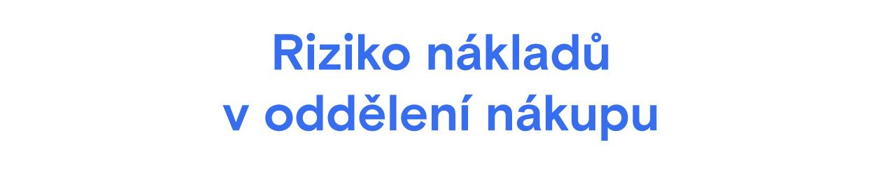Riziko nákladů v oddělení nákupu