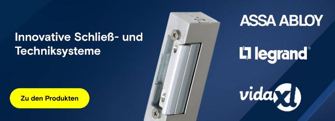 Innovative Schließ- und Techniksysteme