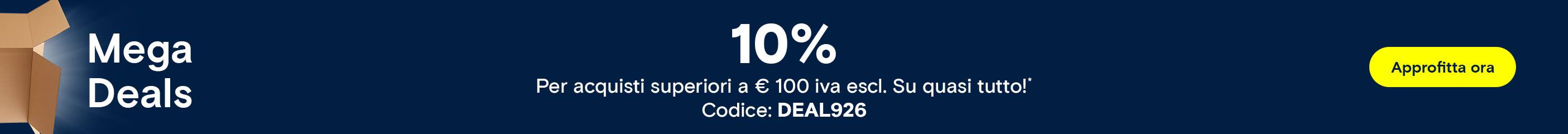 Conrad Mega Deals fino al 10 % di sconto