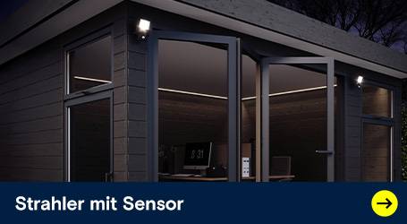 Strahler mit Sensor