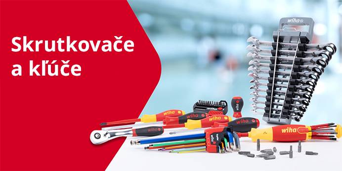 Sada nástrojov Wiha na skrutky a spojovací materiál, rôzne nástroje.