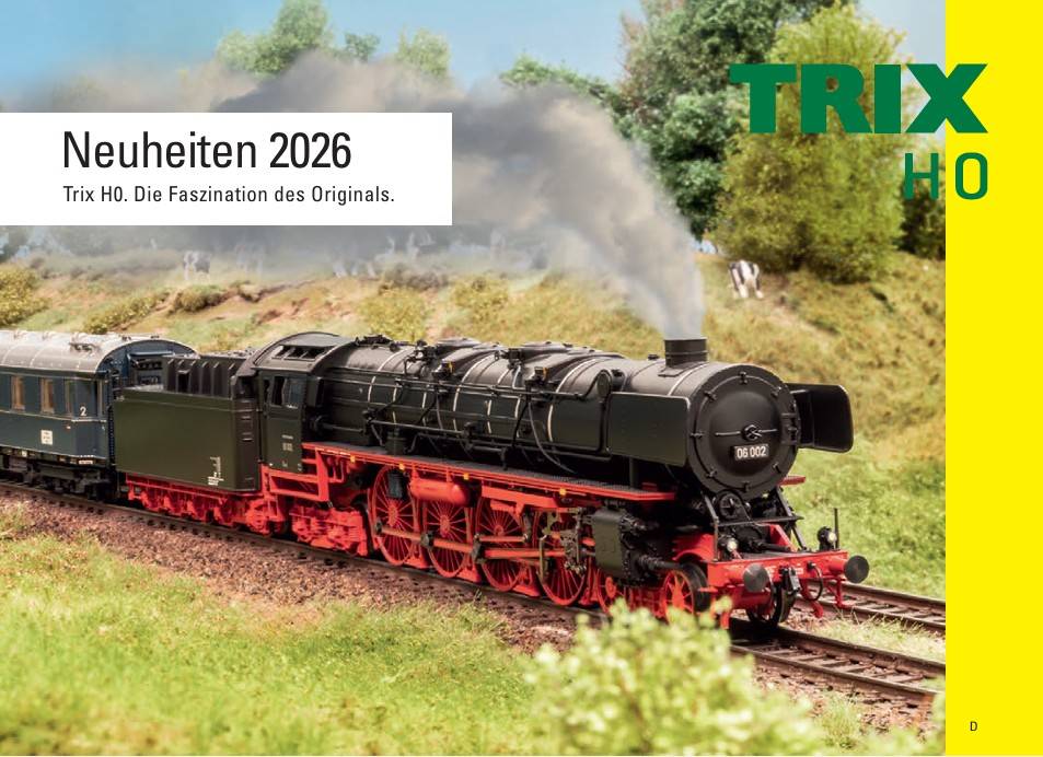 der Link führt zum aktuellen Katalog - Trix
