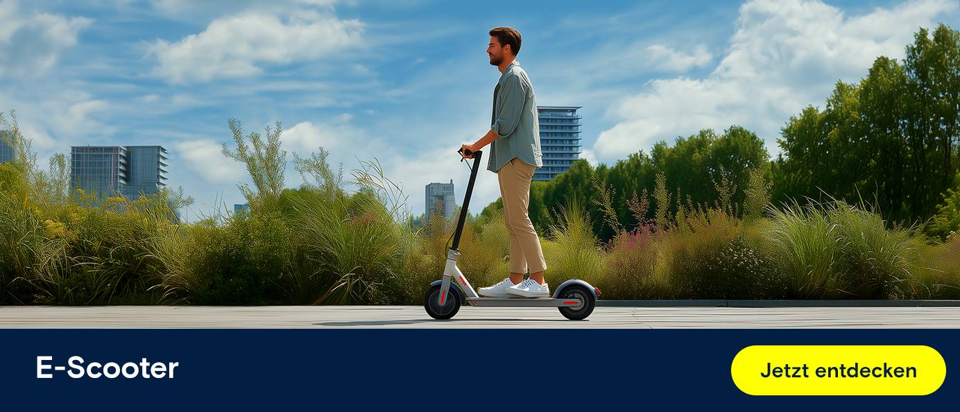Weiterleitung  zur Kategorie "E-Scooter"
